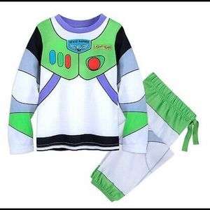 Disney Buzz Lightyear Toy Story PJ Glow Dark 2pc